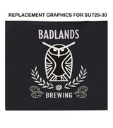 Replacement Full Color Graphics for 10' Wide Display, Media Wall, Backdrop SU729-30, NO SETUP CHARGE