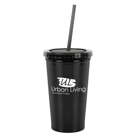 16 Oz. Stainless Steel Double Wall Tumbler