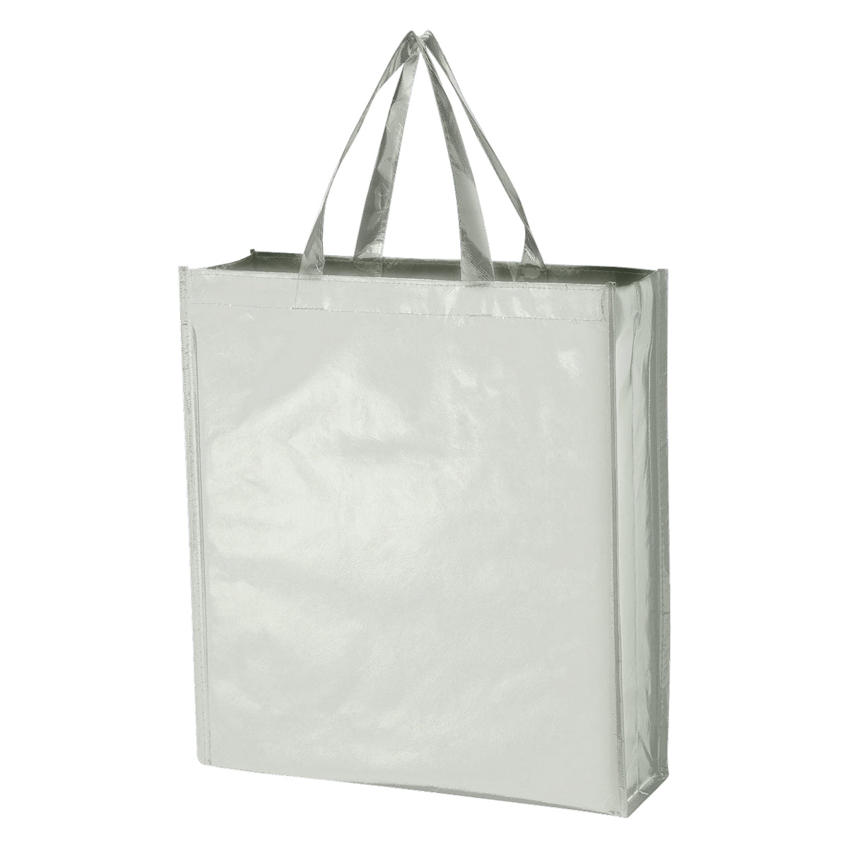 Metallic Non-woven Shopper Tote Bag