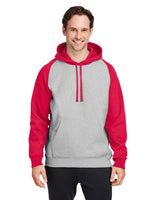 000240 Team 365 Unisex Zone HydroSport? Heavyweight Colorblock Hooded Sweatshirt