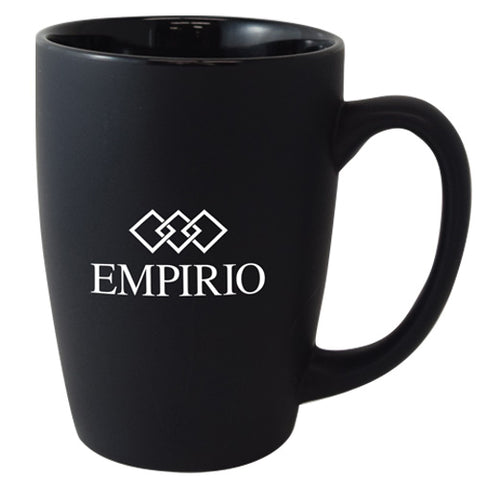 Houston 16oz gloss black ceramic mug