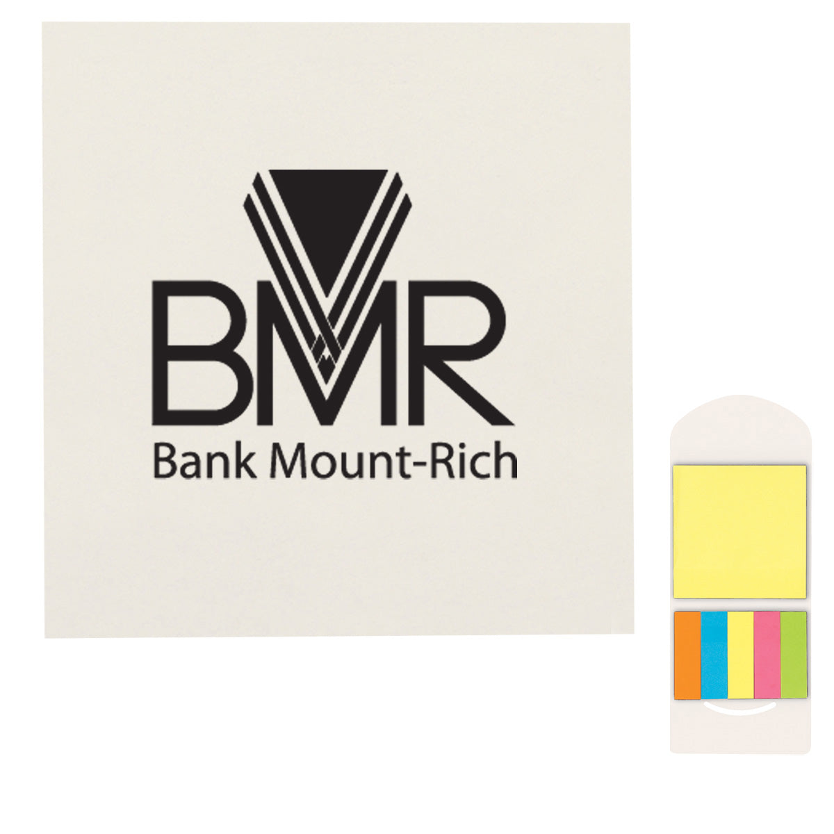 Sticky Notes And Flags In Pocket Case