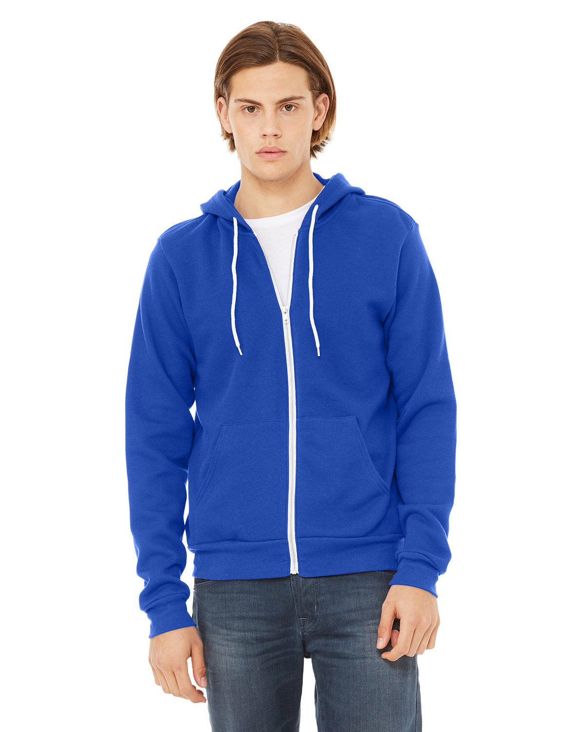 BELLA+CANVAS Unisex Sponge Fleece Full-Zip Hooded Sweatshirt