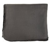 Whipstitch Fleece Blanket w/ Strap
