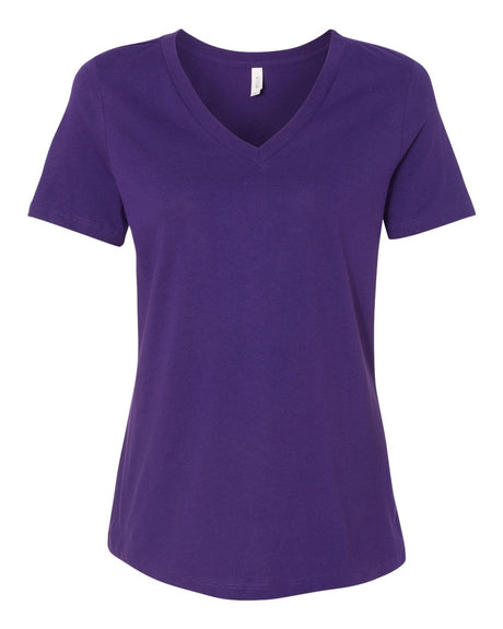 Bella+Canvas® Women's Relaxed Jersey V-Neck Tee