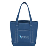 Small Cotton Canvas Yacht Tote Bag