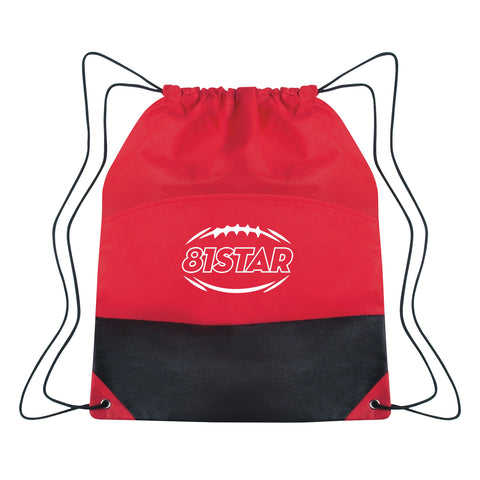 Non-woven Two-tone Drawstring Sports Pack