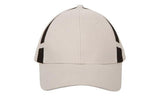 Brushed Heavy Cotton Cap w/Crown Inserts, Contrasting Peak Under & Strap
