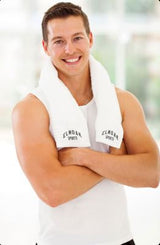 100% Cotton Velour Fitness Towel 12x44