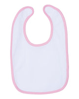 Rabbit Skins Infant Contrast Trim Premium Jersey Bib