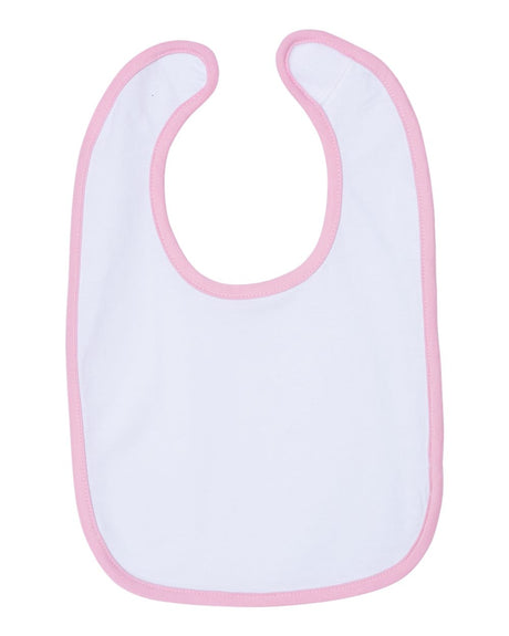 Rabbit Skins Infant Contrast Trim Premium Jersey Bib