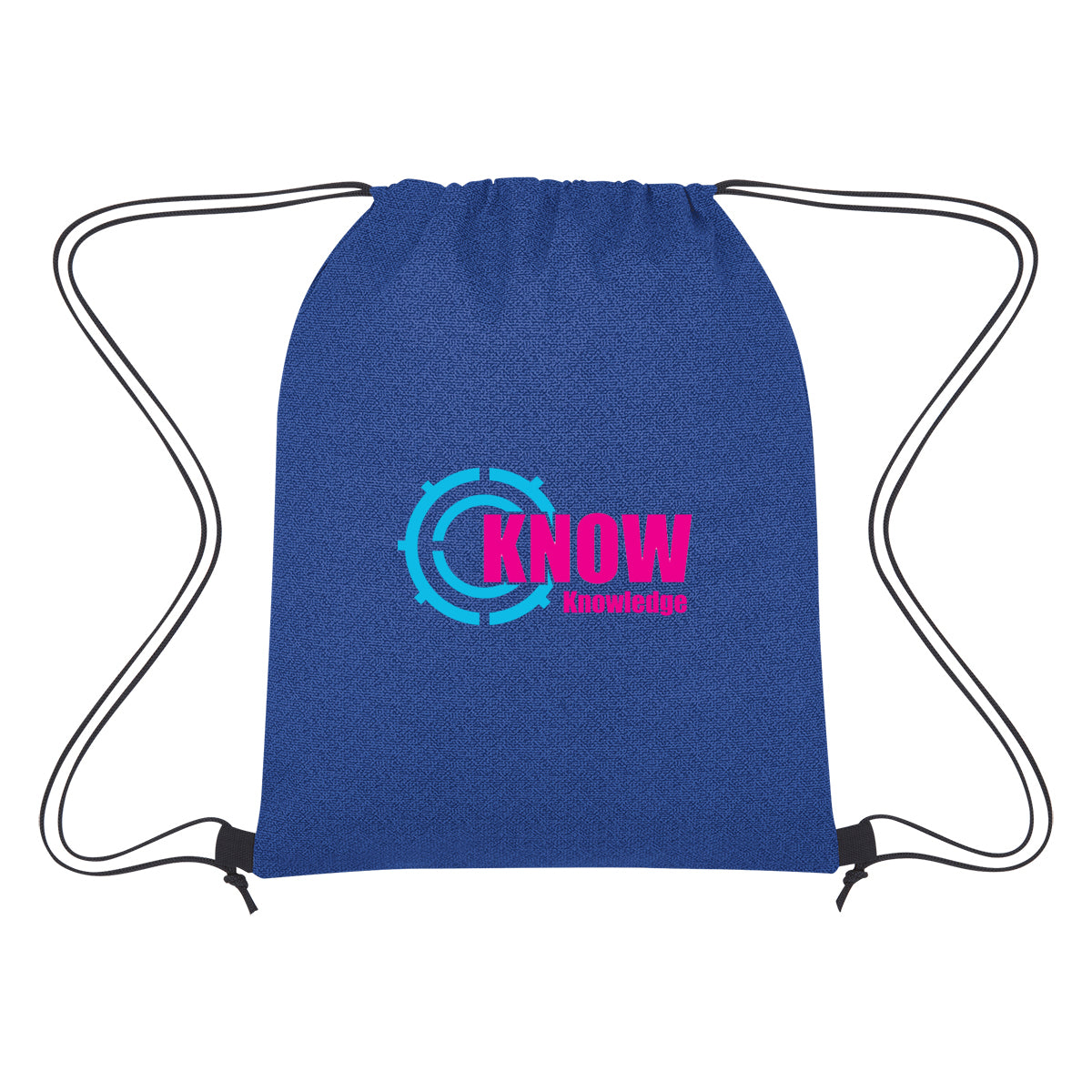 Heathered Non-woven Drawstring Backpack