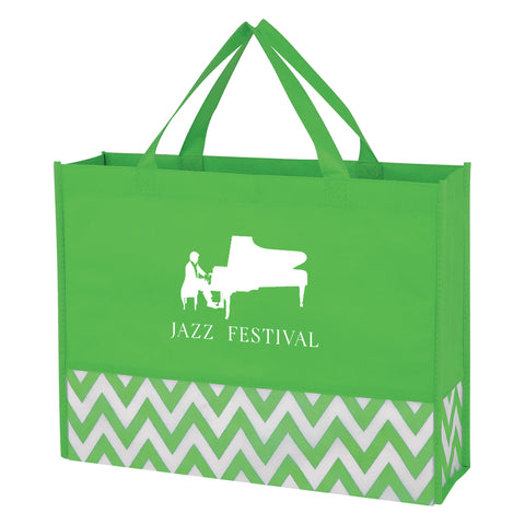 Zigzag Non-woven Tote Bag