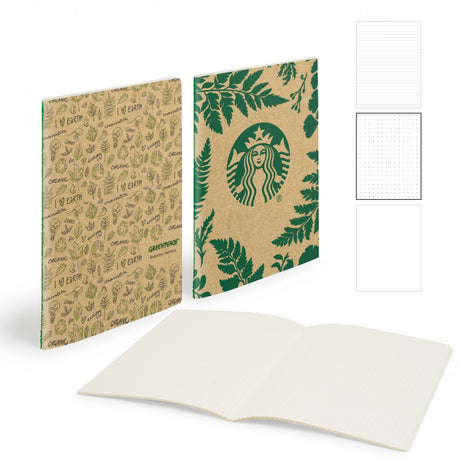 Medio Centre Sewn Notebook 5" X 7" With 56 Pages