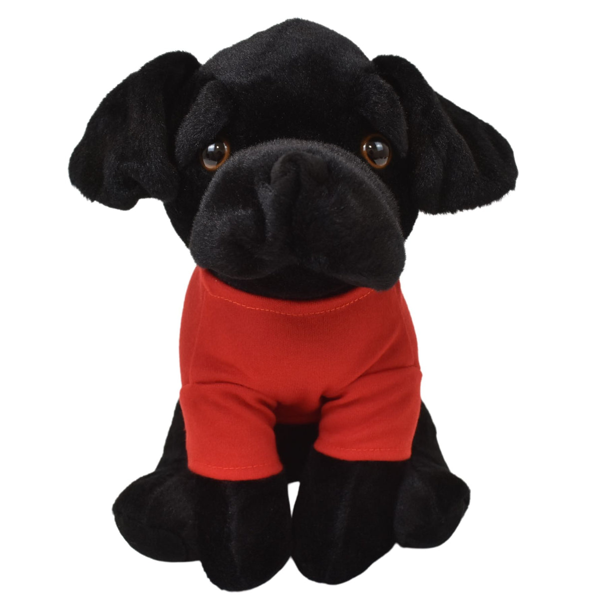 Onyx 8" Black Labrador Plush Dog Canine Collection