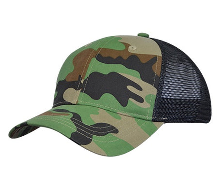 Fashion Camo Mesh Back Cap