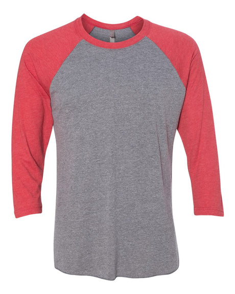 000046 Next Level Unisex Triblend Three-Quarter Sleeve Raglan Shirt