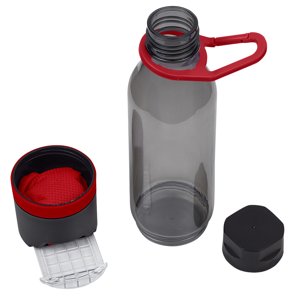 22 Oz. Energy Sports Bottle With Phone Holder and Cooling Towel