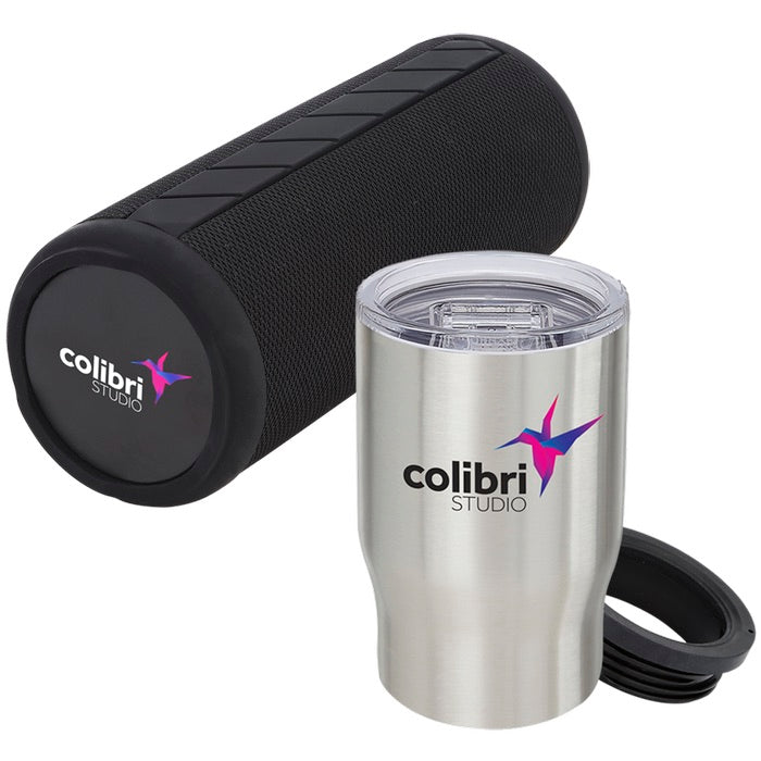 3-in-1 Poolside Tumbler & Speaker Gift Set