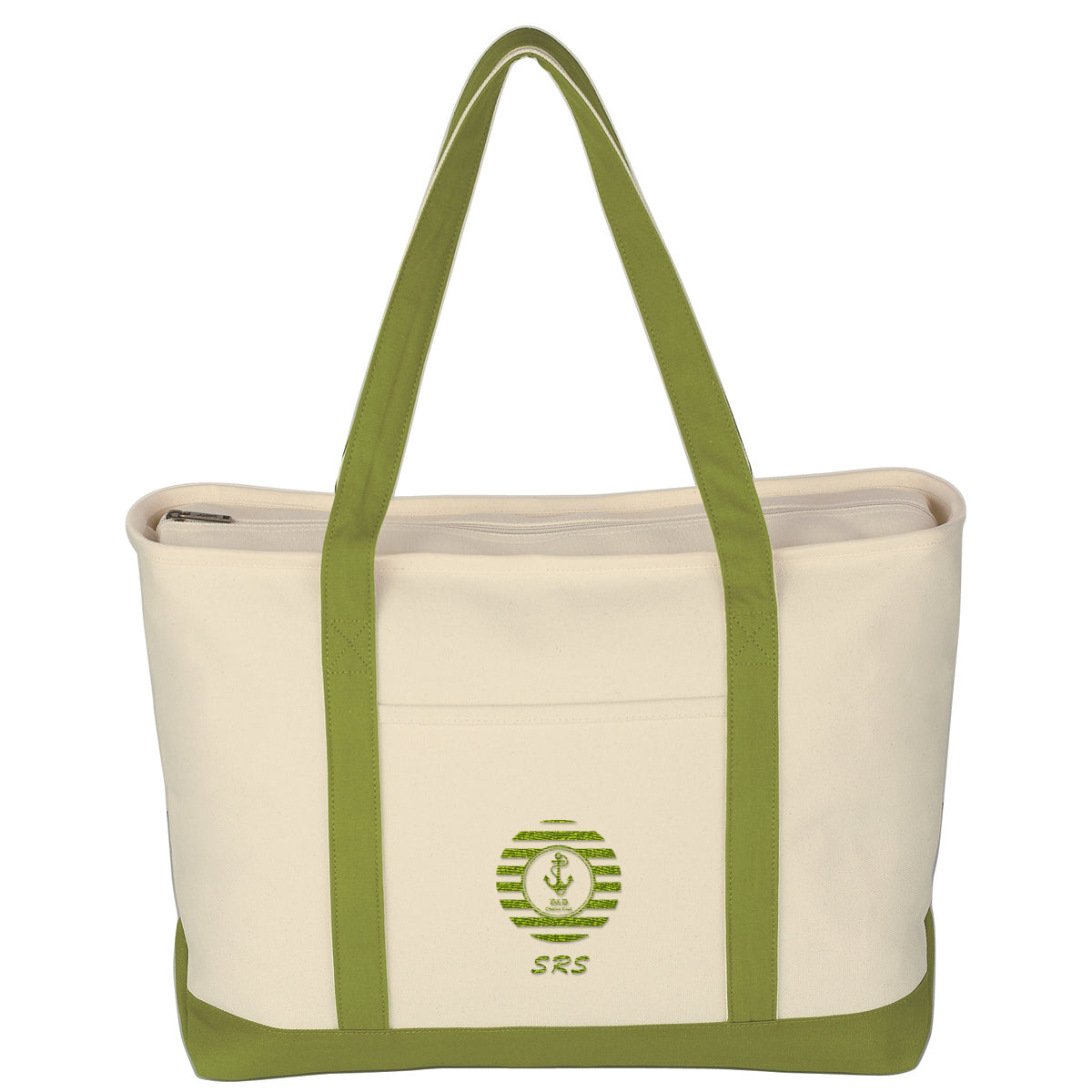 Large Starboard Cotton Canvas Tote Bag