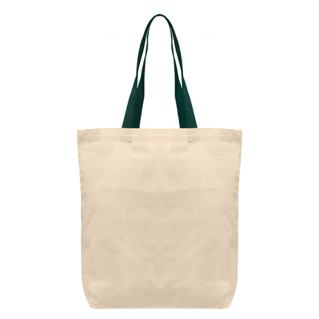 Tonga - 5 oz Natural Cotton Tote w/ Color Straps