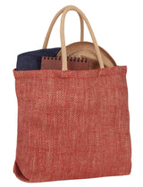 Herringbone Jute Tote