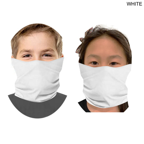 24 Hr Express Ship - Sublimated Tubular YOUTH Neck Gaiter Facemasks (In stock, Fast production)
