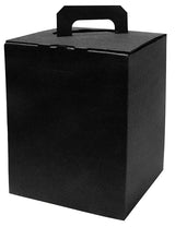 ~Arlington 16oz crystalline stemmed wine glass S/4 in a Noir black gift box