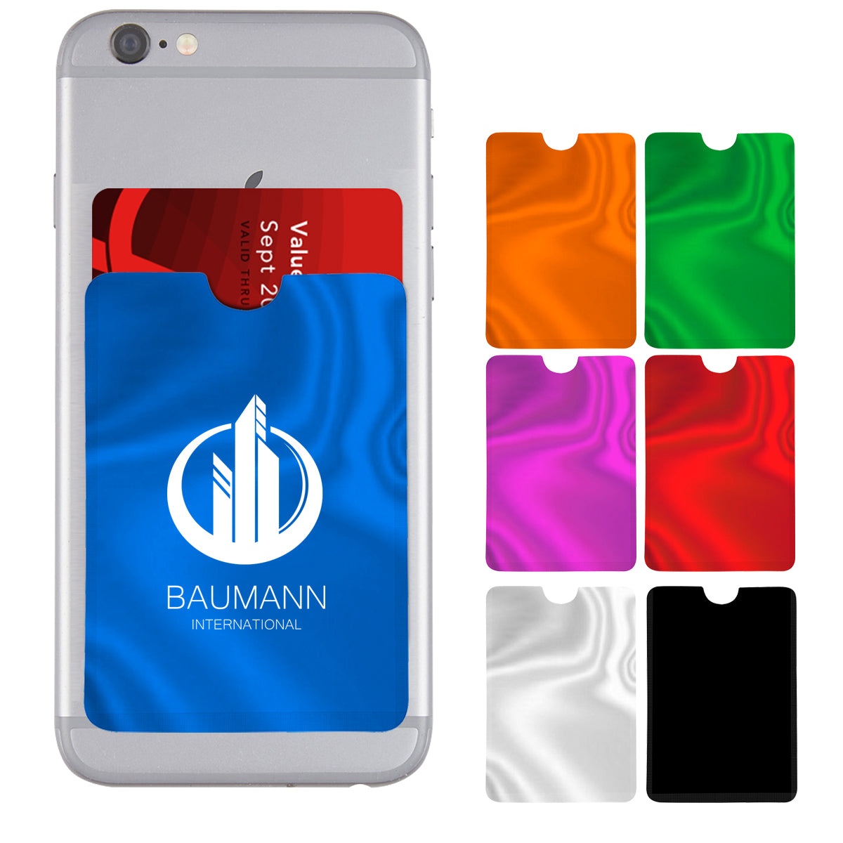 Rfid Data Blocking Phone Card Sleeve