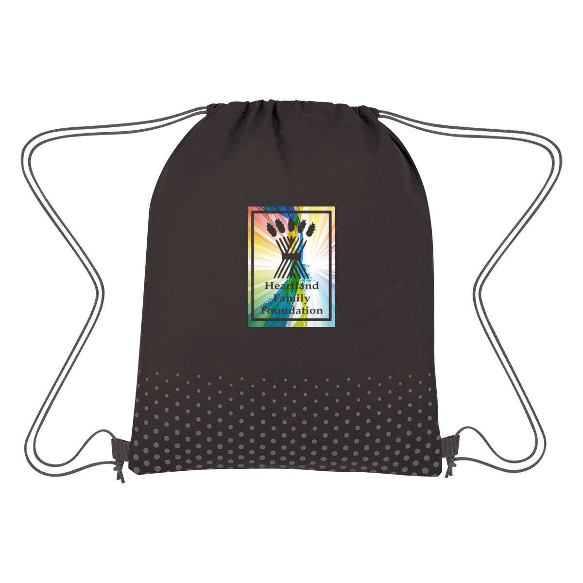 Connect The Dots Non-woven Drawstring Bag