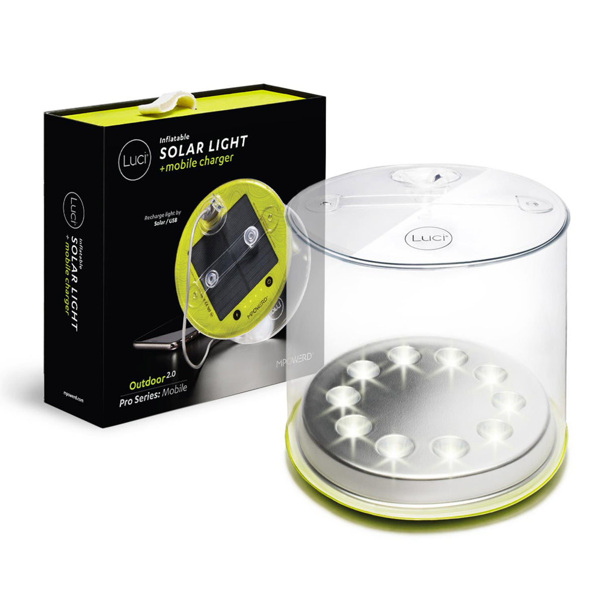 Luci Pro Outdoor 2.0: Solar Inflatable Lantern + Charger