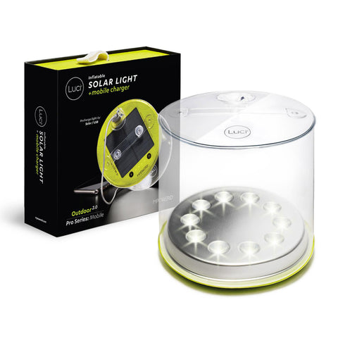 Luci Pro Outdoor 2.0: Solar Inflatable Lantern + Charger