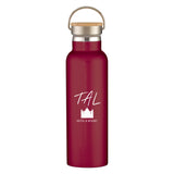 21 Oz. Liberty Stainless Steel Bottle With Wood Lid