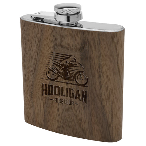 Niagara Cutlery™ 6 oz Wood Flask