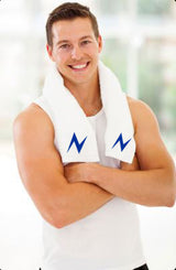 100% Cotton Velour Fitness Towel 12x44