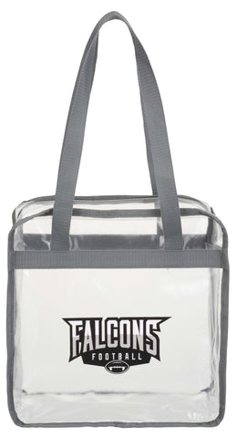 Game Day Clear Zippered Safety Tote