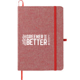 5" x 7" FSC® Mix Recycled Cotton Bound Notebook