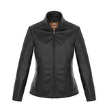Milan Ladies Lamb Leather Jacket