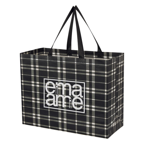Soho Tartan Laminated Non-woven Shopper Bag