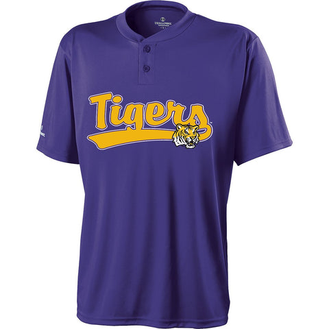 Holloway Sportswear Collegiate Adult Ball Park Jersey - LSU Tigers
