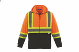 Freedom Men's Hi-Vis Full Zip Polyester Fleece Hoodie