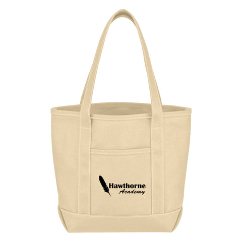 Small Cotton Canvas Yacht Tote Bag