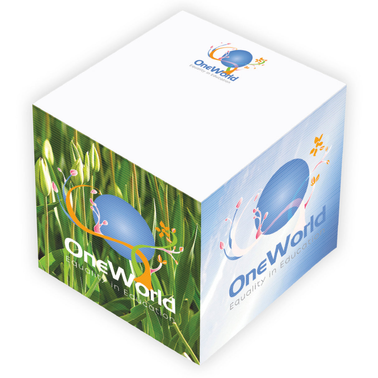Souvenir¬Æ 3" x 3" x 3" Non-Adhesive Cube
