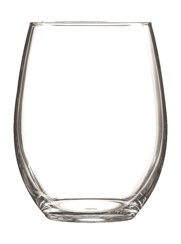 ~Veranda 17oz stemless wine S/4 in Midnight gift box