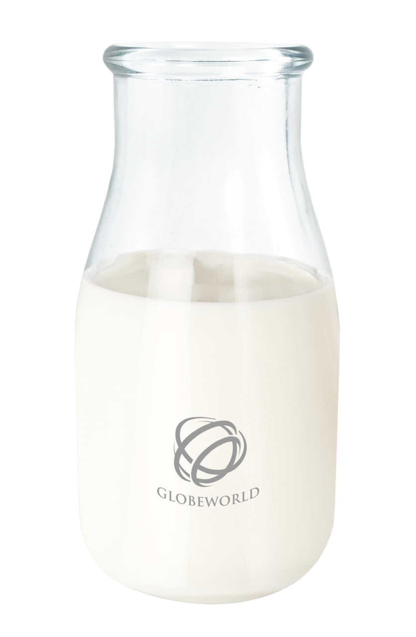 Milk Glass 16oz clear glass