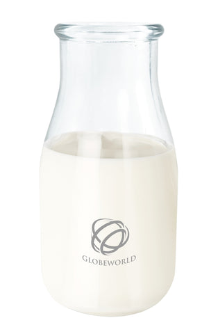 Milk Glass 16oz clear glass