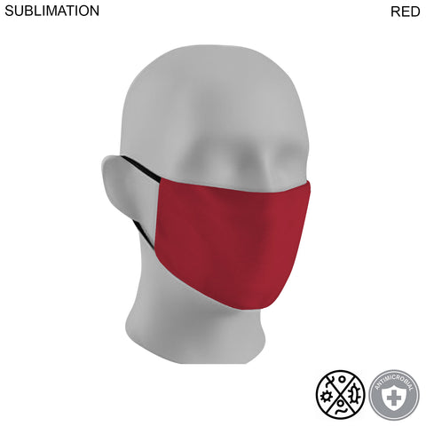 Sublimated 2ply Antimicrobial Cloth Face Mask Available In EVERY COLOR
