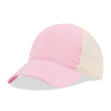 Bio-Washed Cotton Twill Front Cap w/Soft Mesh Sides & Back
