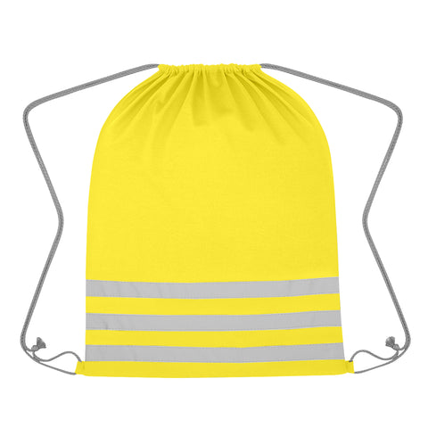 Reflective Safety Drawstring Bag