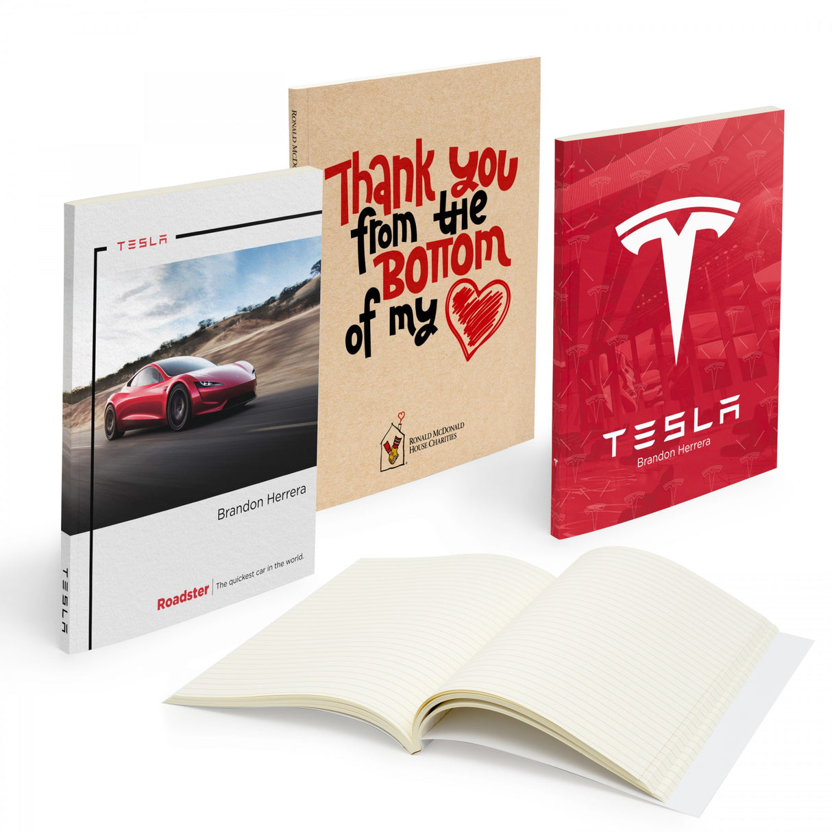 Magna Perfect Bound Notebook 5.5" X 8.25" With 150 Pages